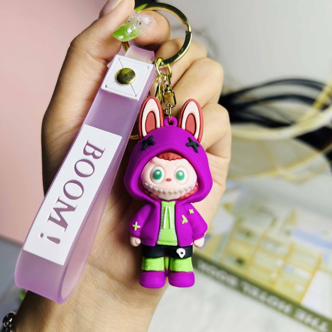 Llavero La Bubu con Capucha 🧸🔑