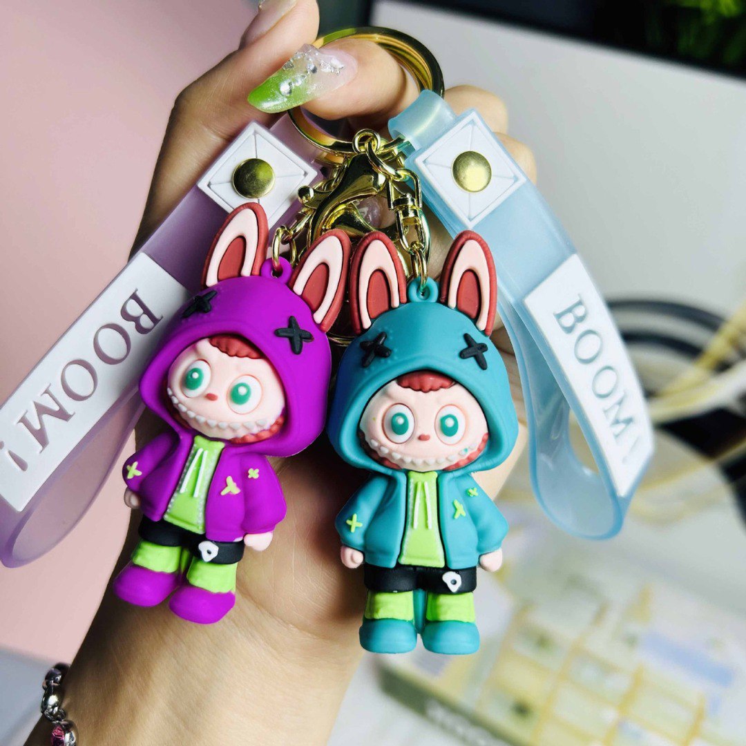 Llavero La Bubu con Capucha 🧸🔑
