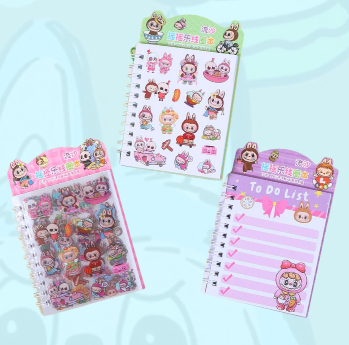 Mini Libreta + Stickers La Bubu
