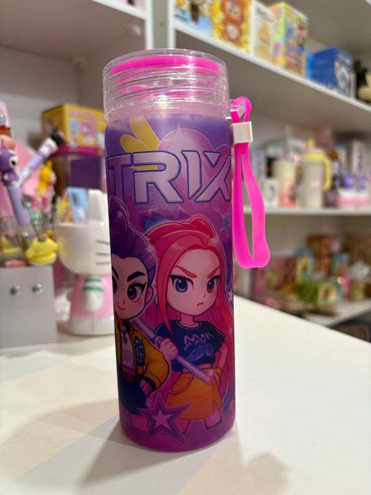 Botella de vidrio “Guerreras del K-pop”