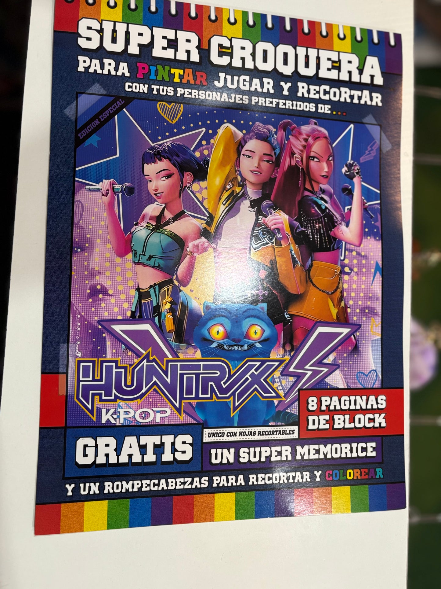 Croquera para colorear “Las guerras de K-pop”