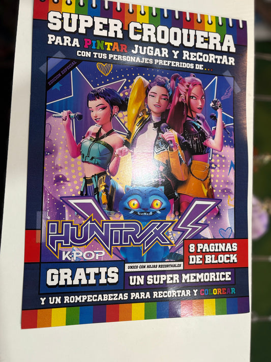 Croquera para colorear “Las guerras de K-pop”