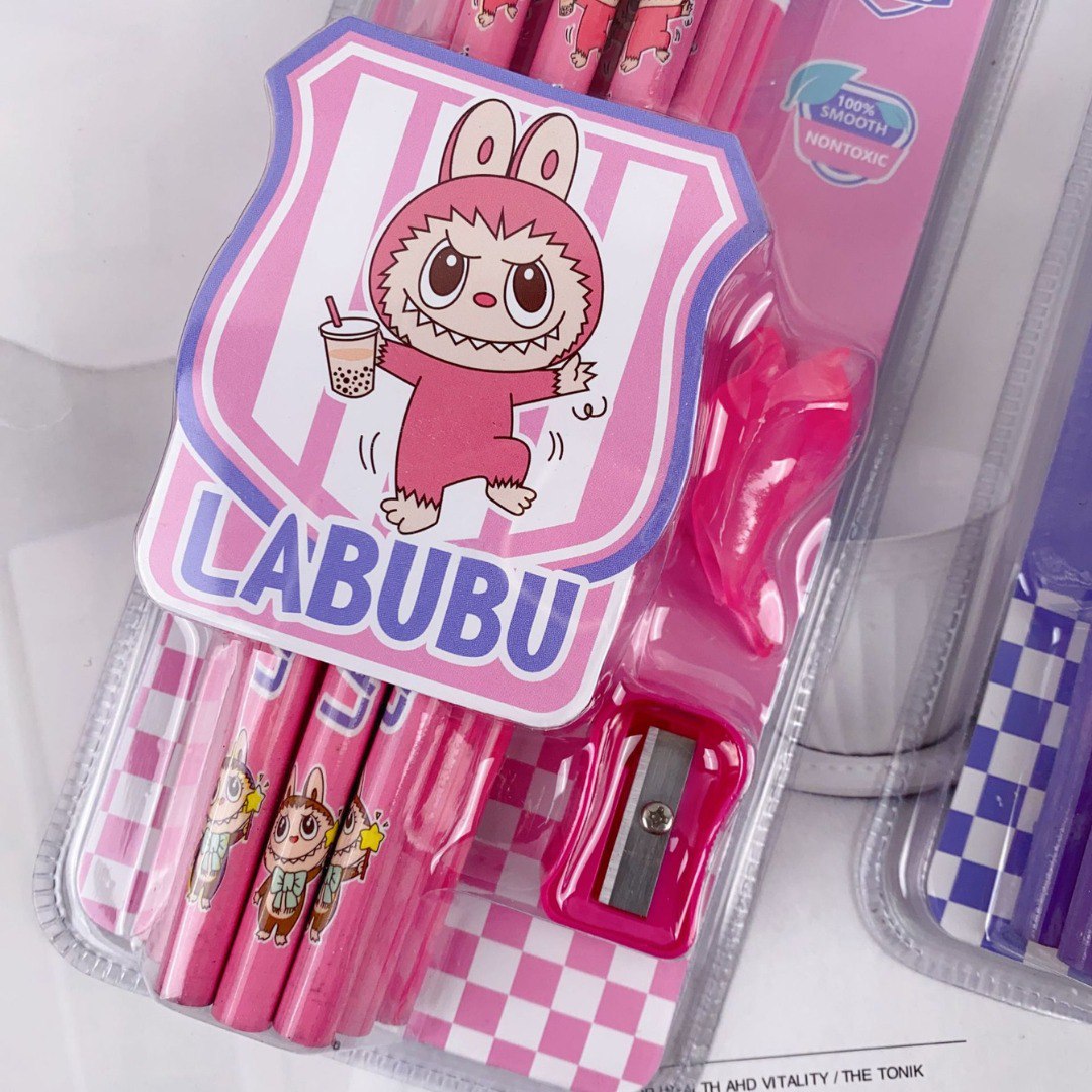 Set de 12 Lápices Grafito La Bubu ✏️🧸