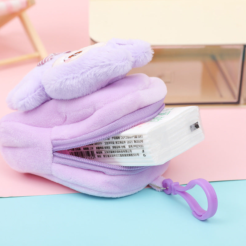 Monedero de Peluche Estilo Mochila La Bubu 🎒🐻✨