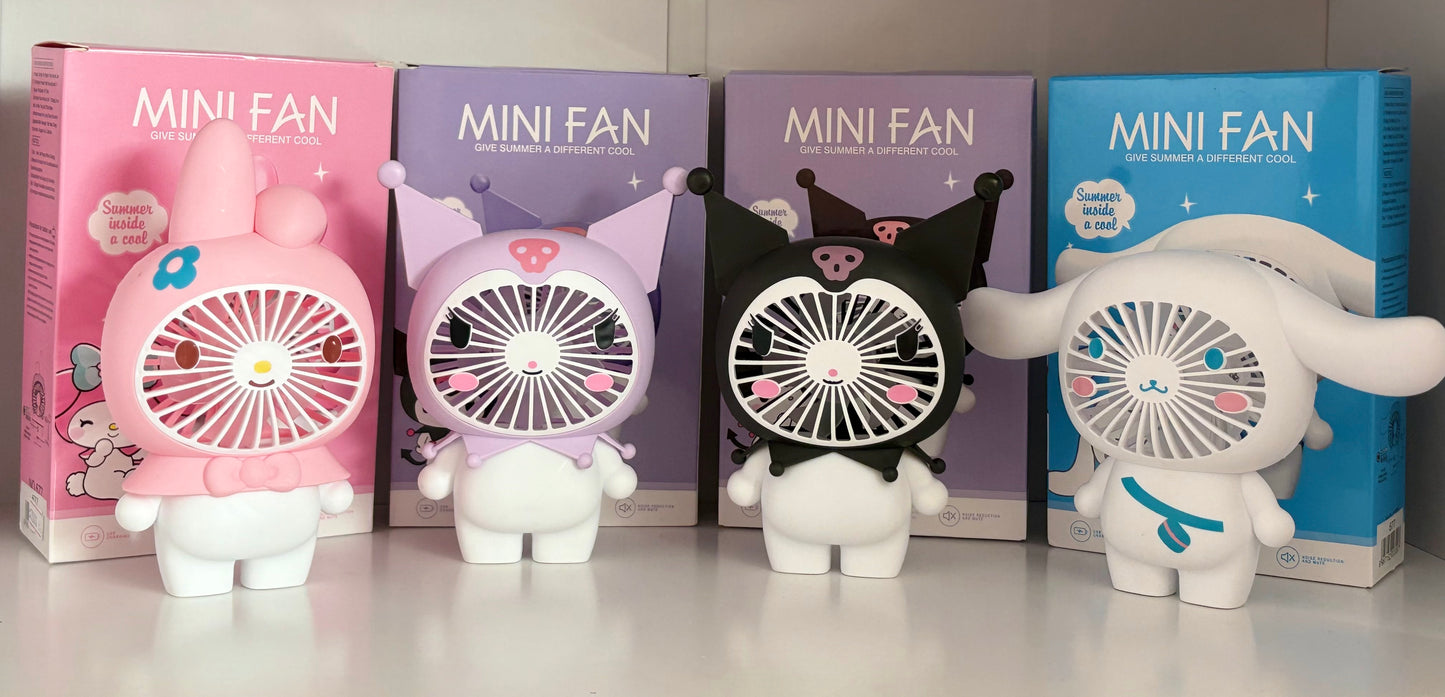 Ventilador Recargable Sanrio