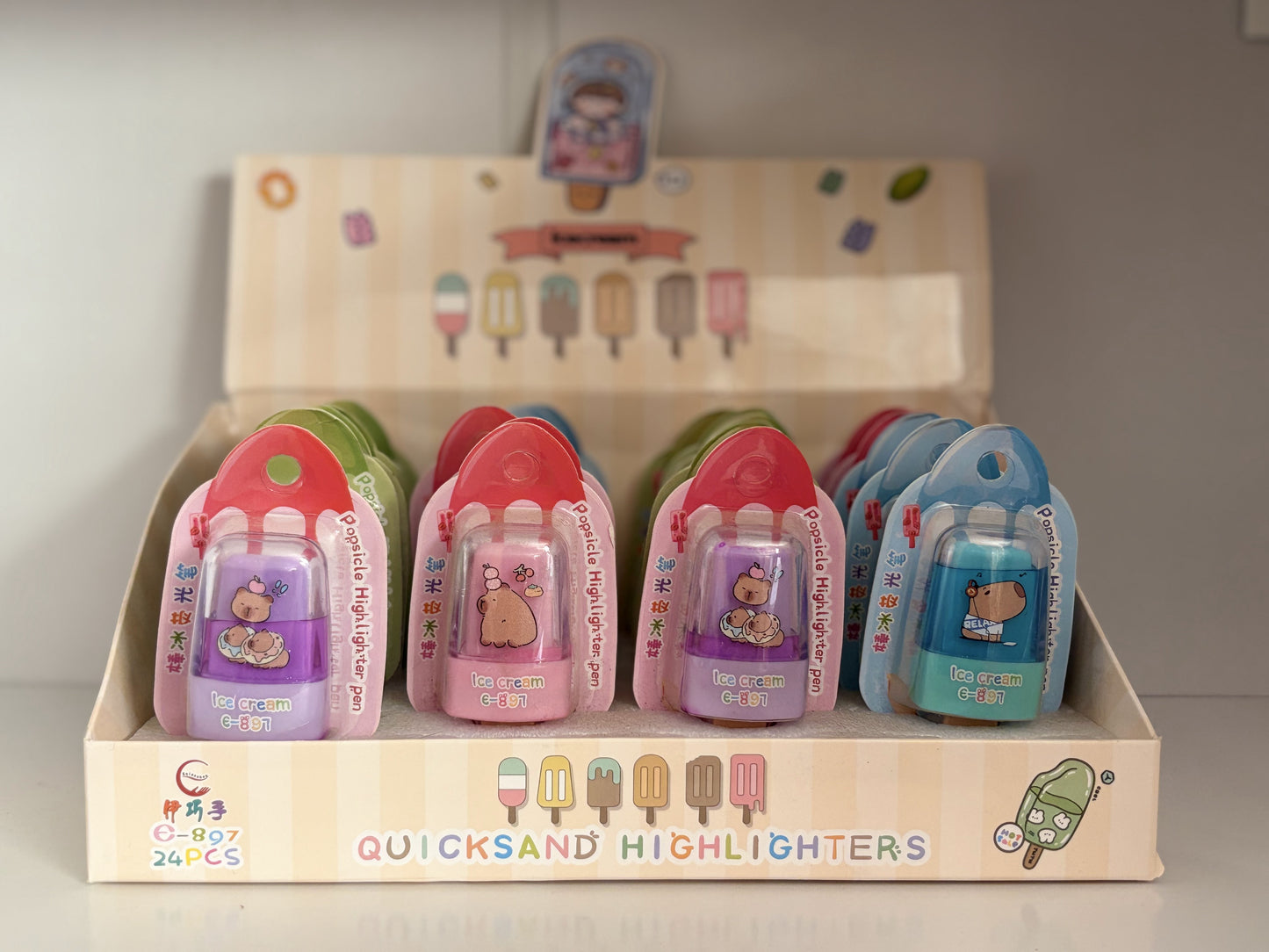 Destacador Helado Capibara