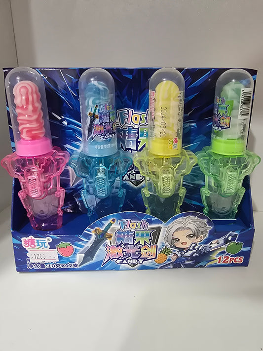 Caramelo espada con luz