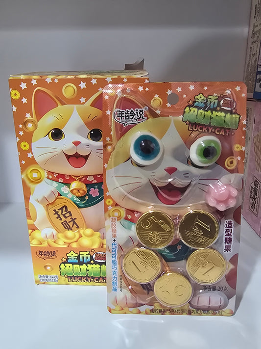 Set gomitas y chocolates gatito