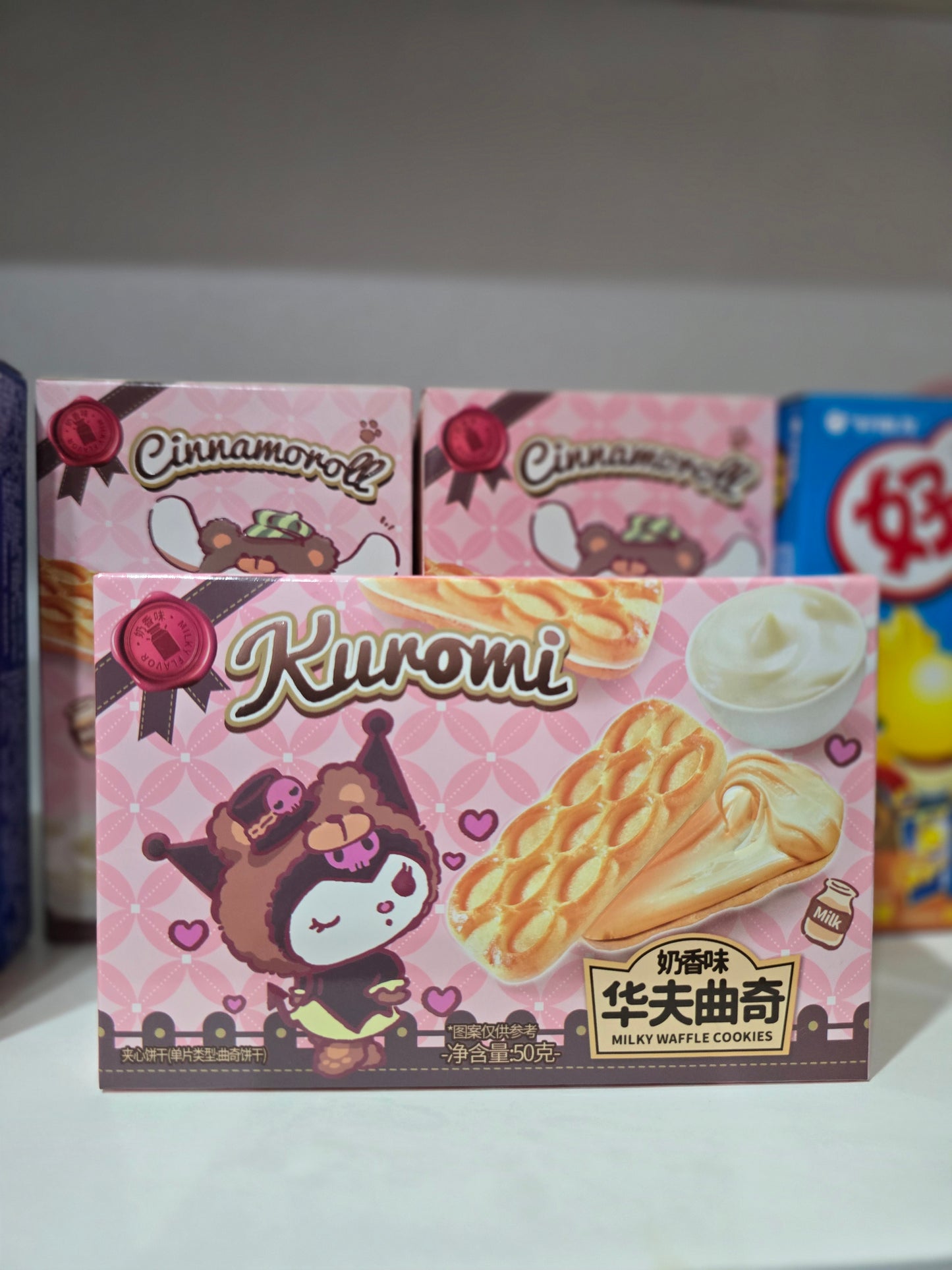 Milky Waffle Cookies