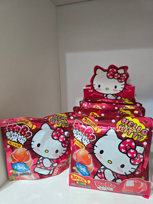 Gomitas rellenas Hello Kitty