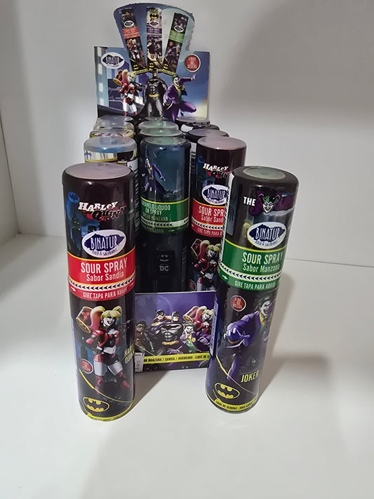 Candy Spray Sabores Frutales, libre de sellos