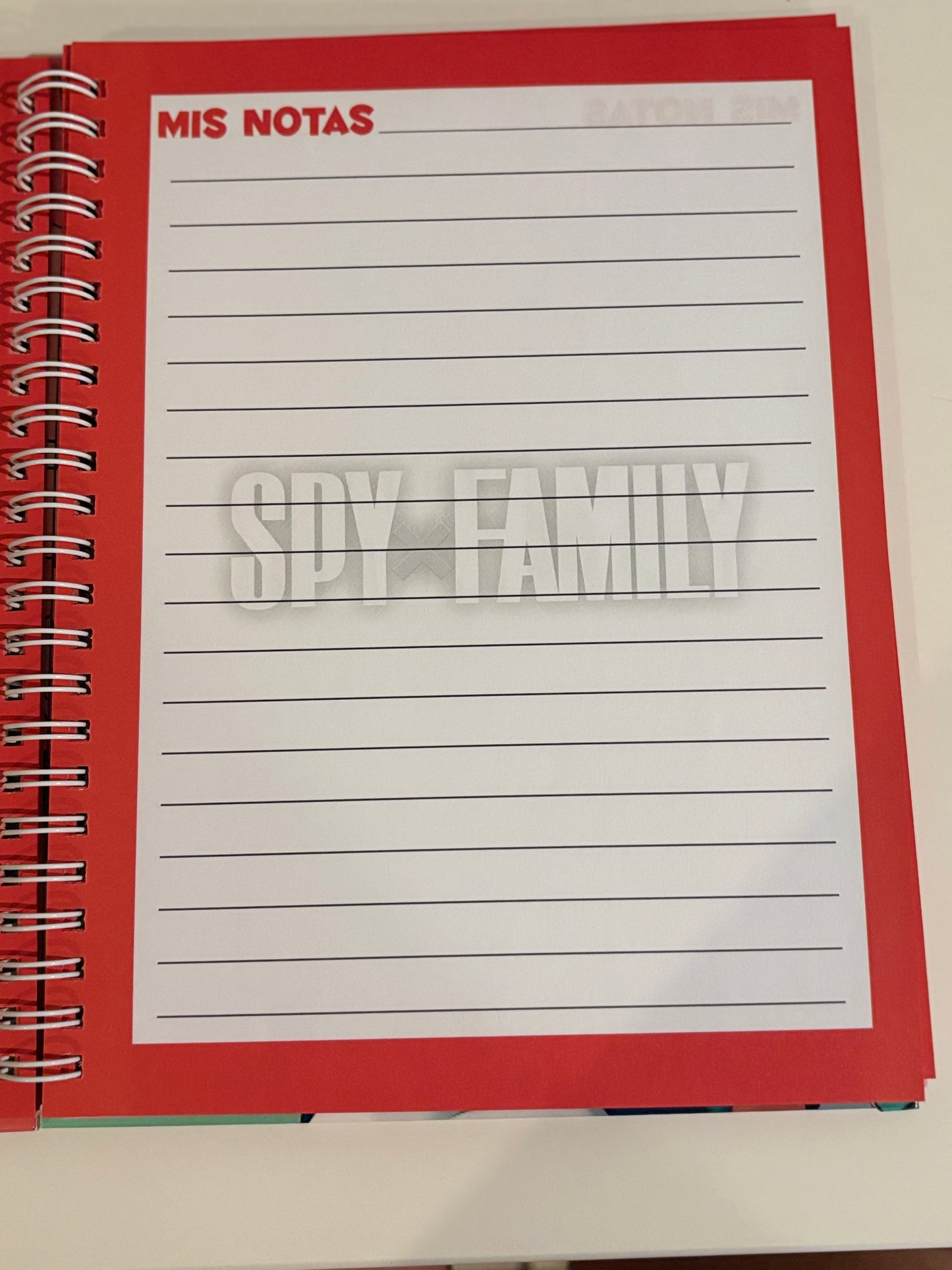 Agenda Spy Family