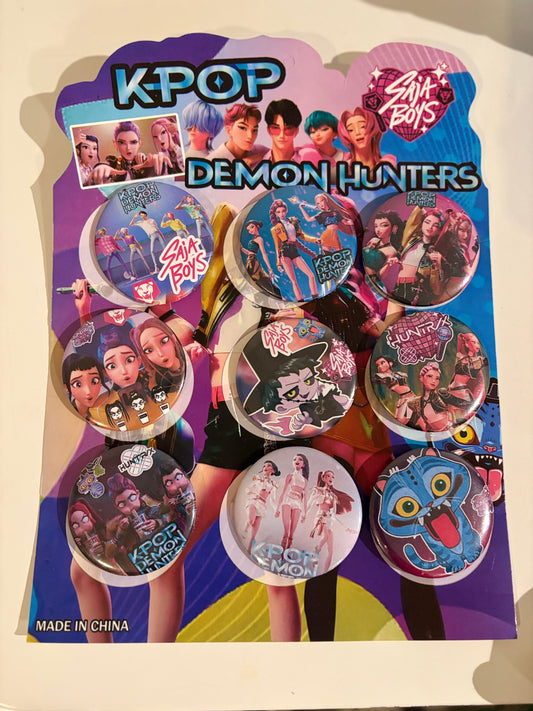 Chapitas Las Guerreras del K-Pop