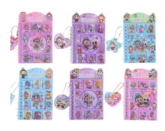 Mini Libreta + Stickers La Bubu