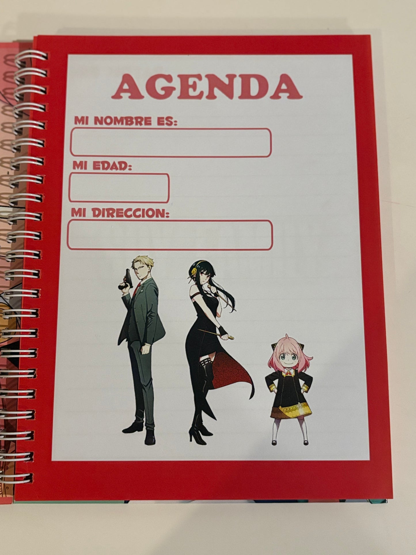 Agenda Spy Family