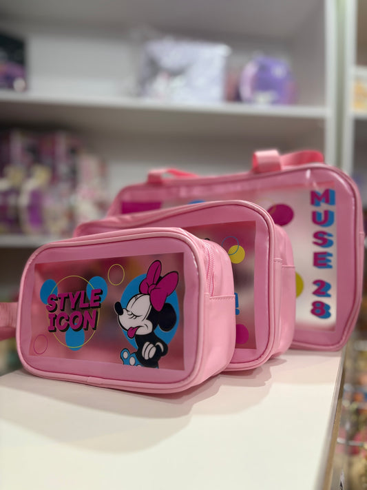Tripack de Cosmetiqueros Minne Mouse