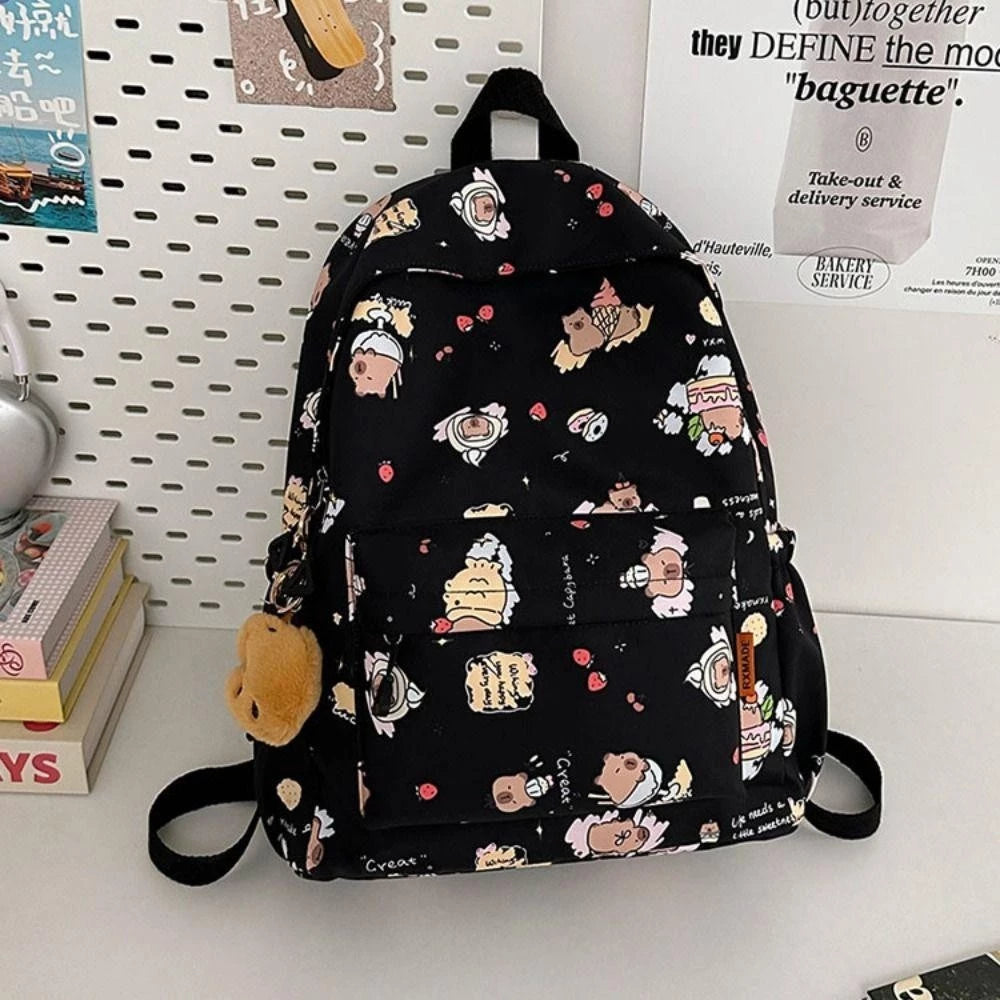Mochila Capibara + Llavero