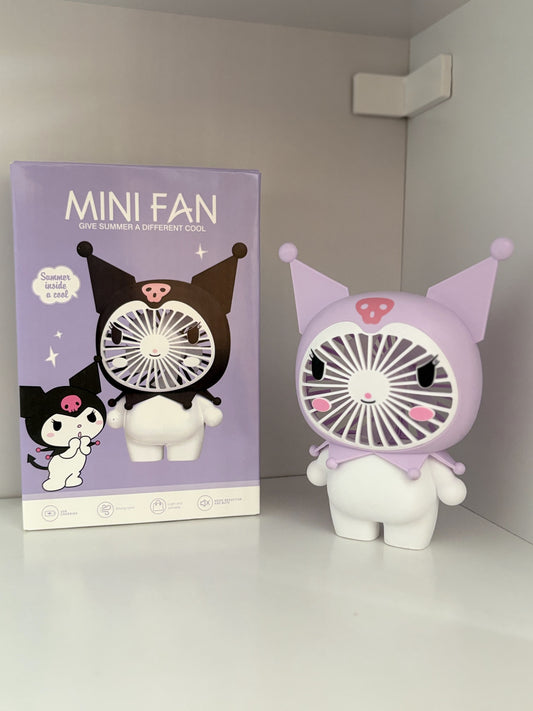 Ventilador Recargable Kuromi